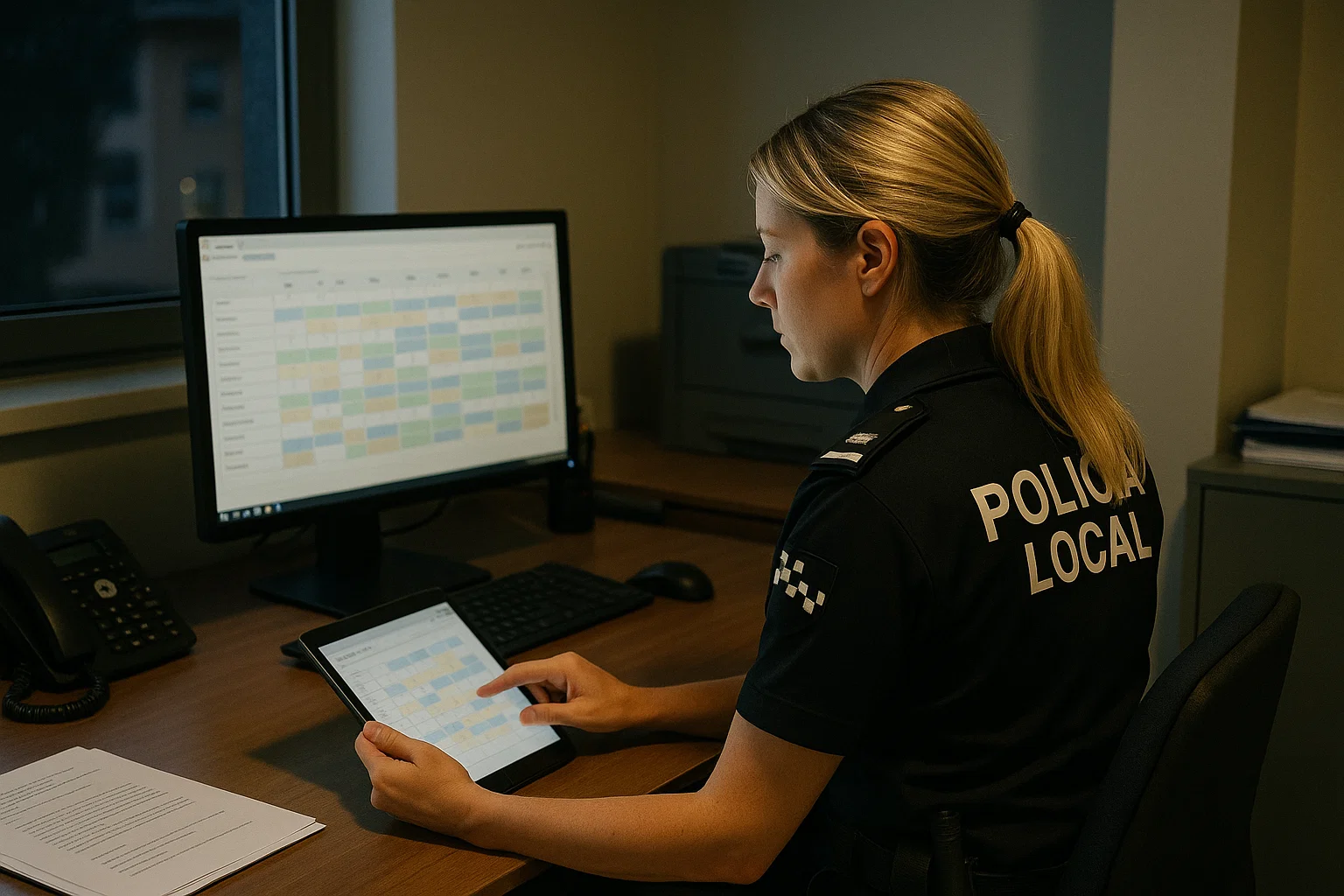 Gestión de turnos y permisos en la Policía Local