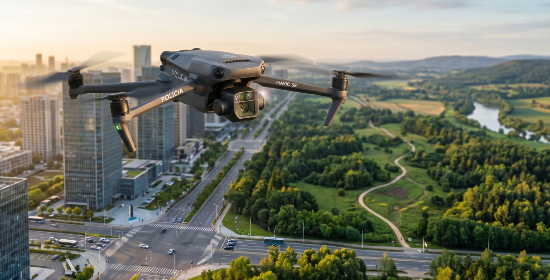 tecnología aérea policial